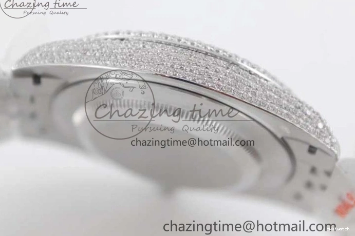 Jubilee Diamonds Datejust TWF 41 Arabic Full on A2824 Dial Edition SS Markers Best Bracelet 1:1 0214